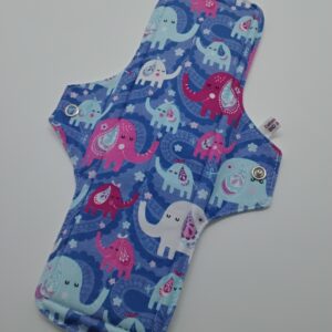 Stoffbinde "Elefant Blau Bio Jersey" (ca. 28cm mit PUL)
