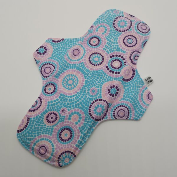 Stoffbinde "Mosaik Rosa" (ca. 24cm mit PUL)