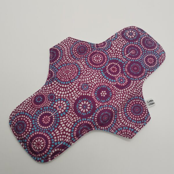 Stoffbinde "Mosaik Lila" (ca. 24cm mit PUL)