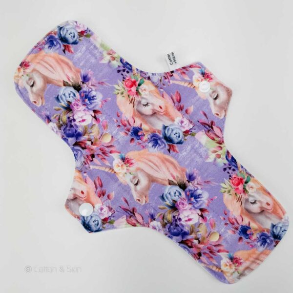 Stoffbinde "Unicorn Flieder Jersey" (ca. 28cm mit PUL)