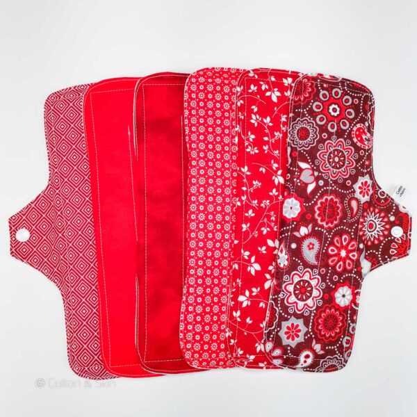 Stoffbinde "6er Set Red" (ca. 28cm mit PUL)
