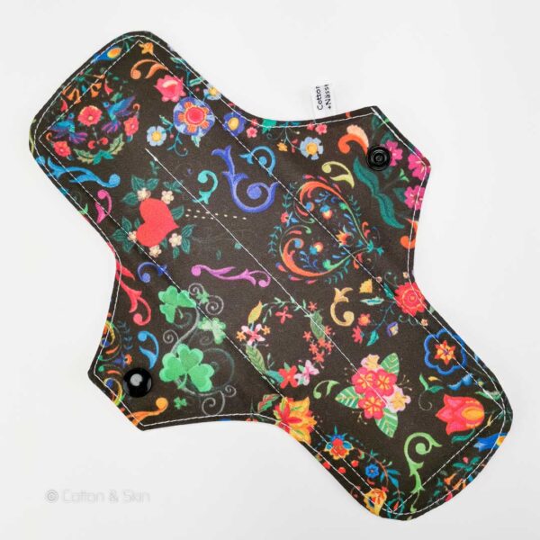 Stoffbinde "Barockes Muster mit Herz" (ca. 24cm mit PUL)