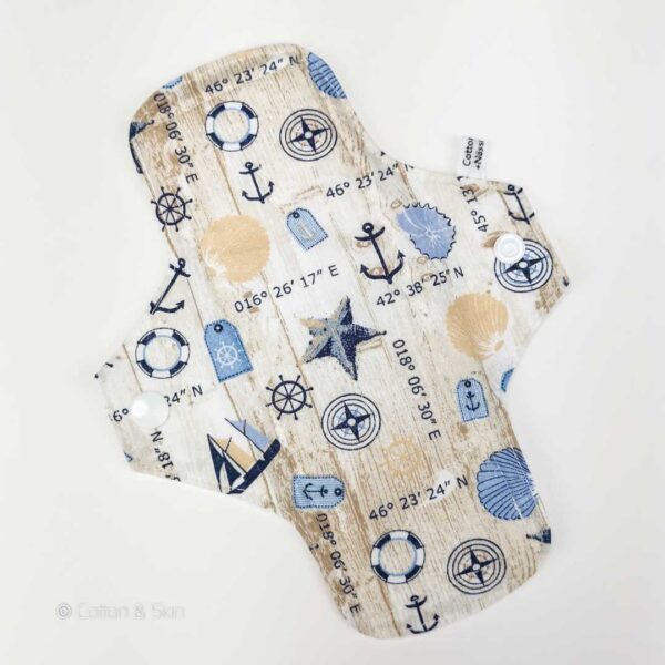 Stoffbinde "Maritime" (ca. 20cm mit PUL)