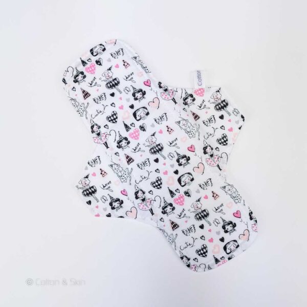 Stoffbinde "Girl Weiß" (ca. 24cm Plastikfrei)