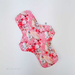 Stoffbinde "Unicorn Rosa Jersey" (ca. 28cm mit PUL)