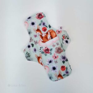 Stoffbinde "Reh Minze Jersey BIO" (ca.24cm und PUL)