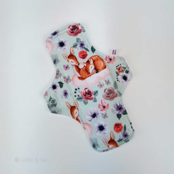 Stoffbinde "Reh Minze Jersey BIO" (ca.24cm und PUL)