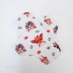 Slipeinlage "Tiere Weiß Jersey BIO" (ca.18cm)