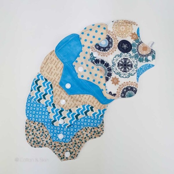 Slipeinlage "7er Set Mandala Türkis" (ca. 18cm)