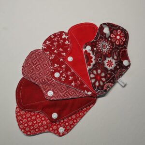 Tangaeinlage "6er Set Red 1"