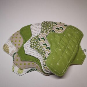 Stoffbinde "7er Set Green" (ca. 20cm mit PUL)