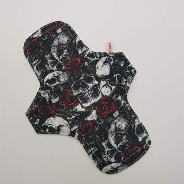 Stoffbinde "Skulls Black" (ca. 24cm Plastikfrei)
