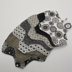 Stoffbinde "7er Set BlackTwo" (ca. 20cm mit PUL)