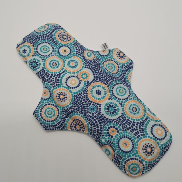 Stoffbinde "Mosaik Türkis" (ca. 28cm mit PUL)