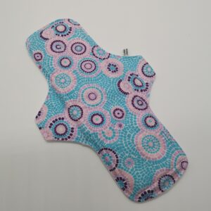 Stoffbinde "Mosaik Rosa" (ca. 28cm mit PUL)