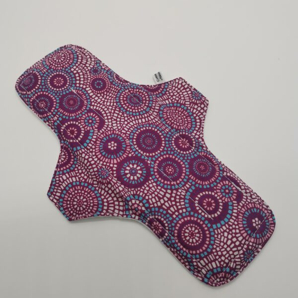 Stoffbinde "Mosaik Lila" (ca. 28cm mit PUL)