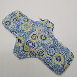 Stoffbinde "Mosaik Blau" (ca. 28cm mit PUL)