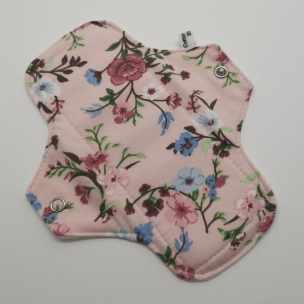 Slipeinlage "Blumen Rosé Jersey BIO" (ca.18cm)