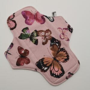 Slipeinlage "Schmetterling Rosa Jersey BIO" (ca.18cm)