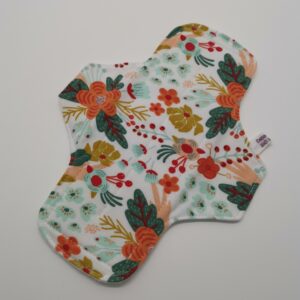 Stoffbinde "Blumen Weiß Jersey BIO" (ca.20cm und PUL)