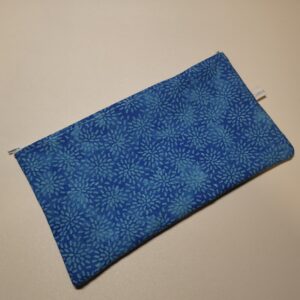 Stofftascherl "Blaues Muster" ca.14cmx24cm