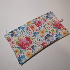 Stofftascherl "Bunte Blumen" ca.14cmx24cm